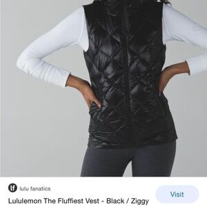 Lululemon Athletica Black Vest